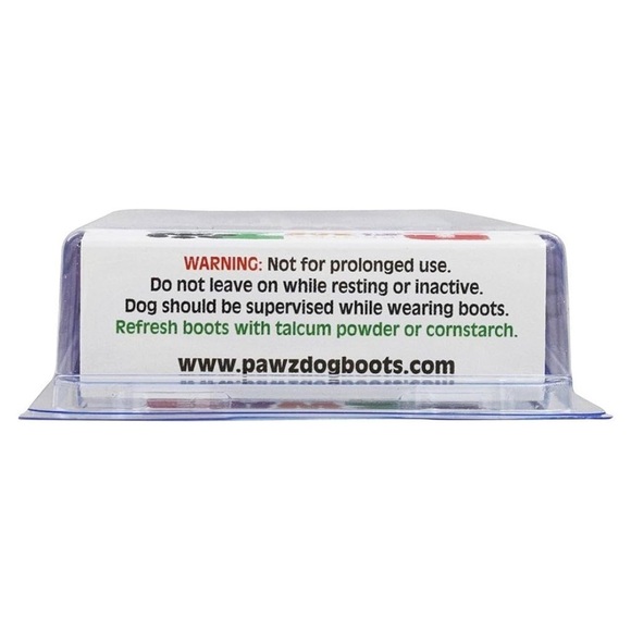 PawZ Rubber Dog Boots Large Purple Waterproof Reusable Disposable Protex 12 pk - Picture 3 of 3